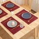 thumbnail image 5 of CaiYueKe Double Sided Heat Insulating Placemat Non Slip Washable Kitchen Dining Table Protector Mat for Home Decor Western Style Wipeable Faux Leather Decorative, 5 of 7