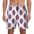 thumbnail image 2 of Goofa Cute Number 8 Printed Men's Swim Trunks Board Shorts Quick Dry Mens Swimming Trunks with Compression Liner,Breathable Fit Hawaii Beach Shorts-Large, 2 of 9