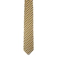 thumbnail image 2 of ROMARIO MANZINI NAVY, RED ON YELLOW CONSERVATIVE PRINTED DESIGN Standard Necktie, 2 of 3