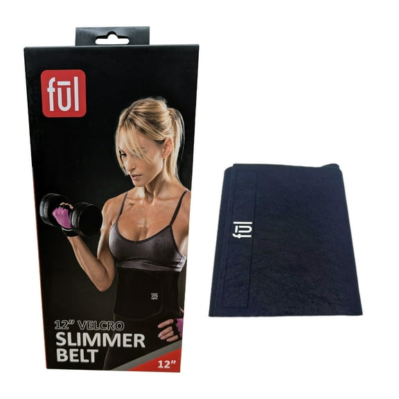 ful Fitness Breathable 12" Velcro Slimmer Belt for Active Stretch