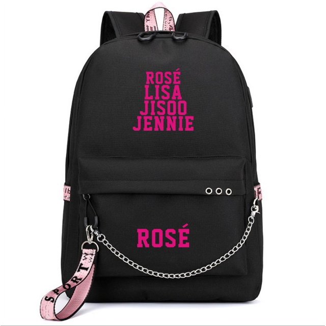 New Backpack Chain Bag Peripheral Backpack Sports Bag Student Schoolbag Candy Color Bright Color Bag usb Charging Bag