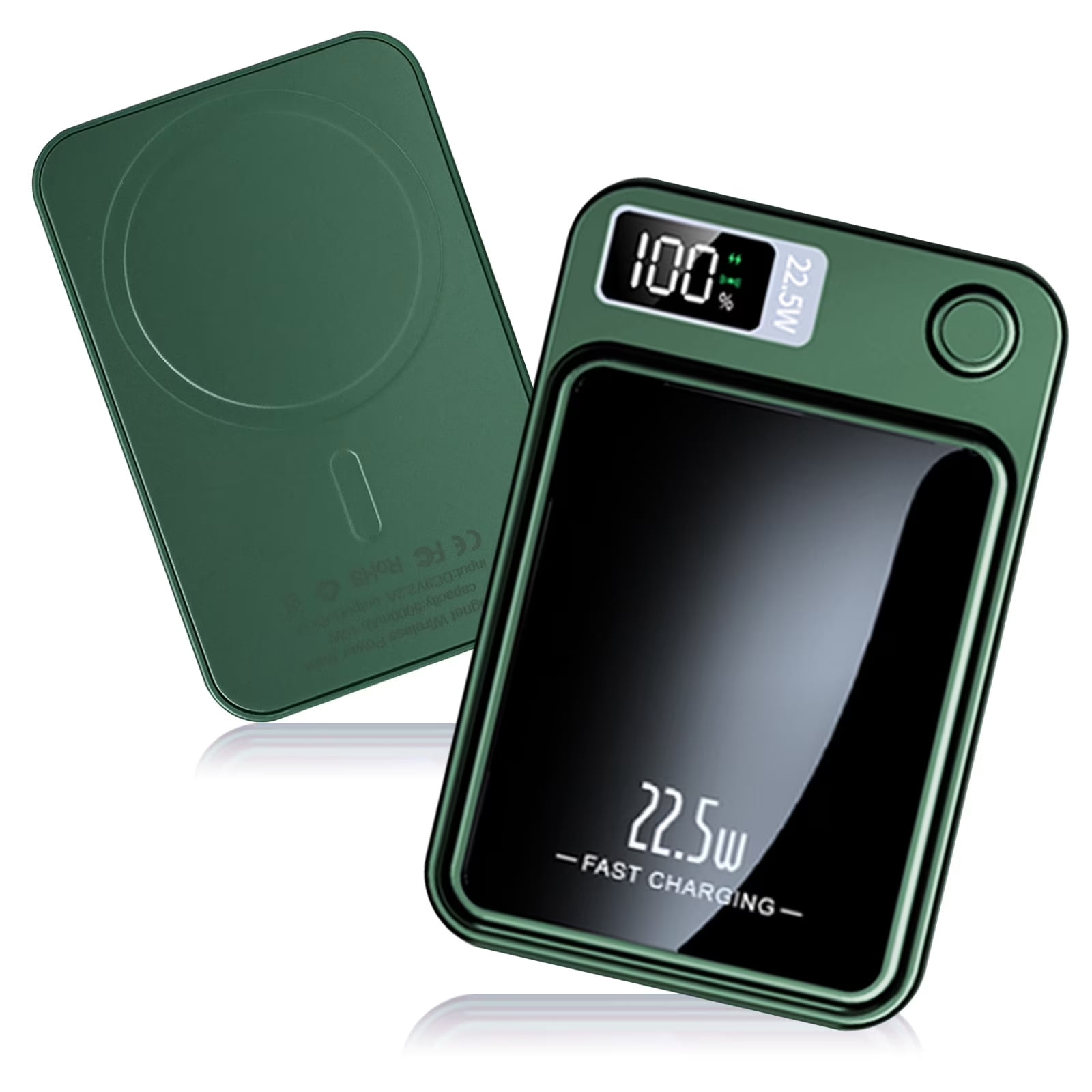 Magnetic Wireless Portable Charger, 10000mAh Power Bank with PD20w Fast Charging, USB C in&Out Battery Pack, Compatible with Mag-Safe for iPhone 17/16/15/14/13 Series, Samsung, Android, and More