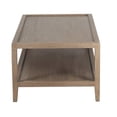 thumbnail image 6 of Porter Designs Lowell Solid White Oak Wood Coffee Table - Brown, 6 of 7