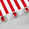 thumbnail image 4 of Manfei Stars Stripe Kitchen Curtains,Patriotic American Flag Black Out Curtains Pack of 2 (42x63 Each),Red Navy, 4 of 7