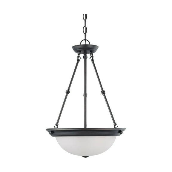 Nuvo 60-3152 - 3 Light  15"  Pendant  w/ Frosted White Glass