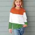 thumbnail image 5 of Toddler Winter Knit Sweater Winter Girls Long Sleeve Prints Shirts Cute Crewnecks Tops Dressy Casual Blouses Clothes Long Sleeve Toddler Shirt Orange 13T, 5 of 6
