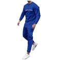 thumbnail image 3 of toraway Costumes pour Hommes Ensemble 2 Pcs Coupe Classique Mode Décontractée Manches Longues TG, 3 of 4