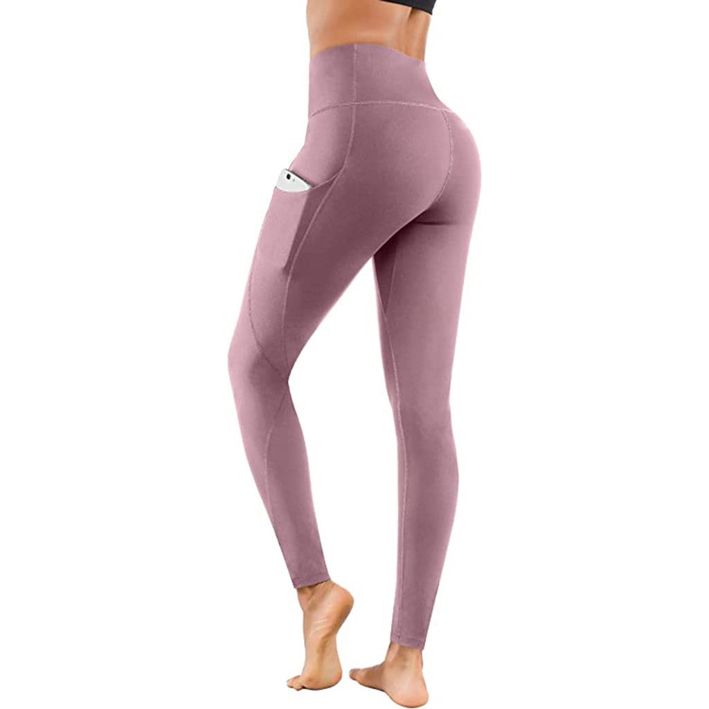 Outfmvch Yoga Pants Women Leggings For Women Polyester Relaxed Pull-On Styling  Straight-Leg Lightweight Two Pockets Long Sweatpants Women Gray L 