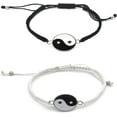 thumbnail image 1 of ORUYROP 2-4Pcs Yin Yang Tai Chi Beads Infinity Braided String Rope Bracelets Handmade Waterproof Adjustable Cord Strand Bracelet for Men Women Boy Girl Friend Couple Matching Friendship Jewelr, 1 of 6