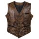 thumbnail image 3 of Chaleco de ante con cuello en V para hombre, camiseta informal de moda con una hilera de botones, camiseta sin mangas personalizada, chaleco de ante, otoño e invierno, 2022, 3 of 5