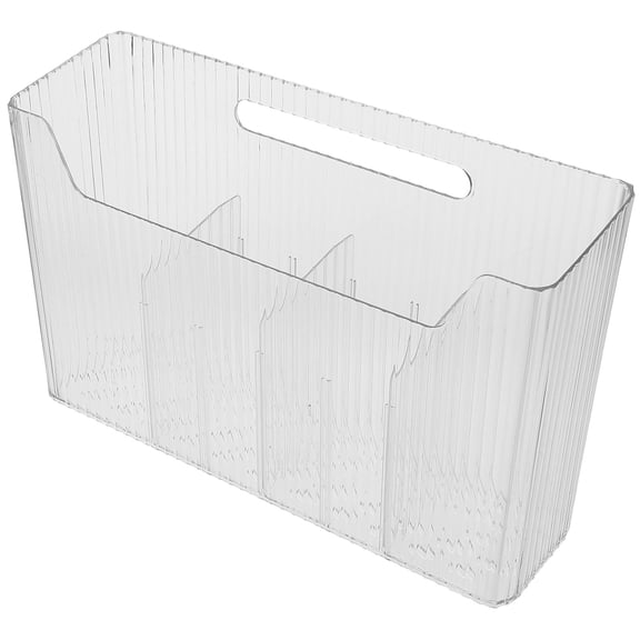 HOMEMAXS Wall Mounted Adhesive Storage Box for Bathroom and Kitchen, Organizer for Sundries and Small Items Holder