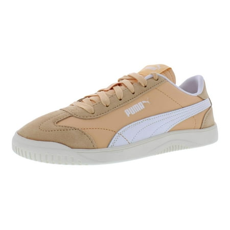 Puma Club 5V5 Womens Shoes Size 7.5, Color: Peach Fizz/Puma White