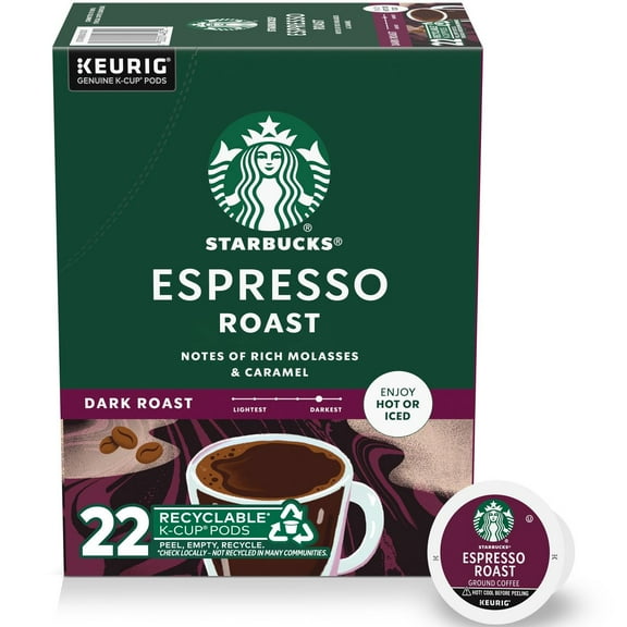 Starbucks Espresso Roast K-Cup - 22ct - Pack of 2