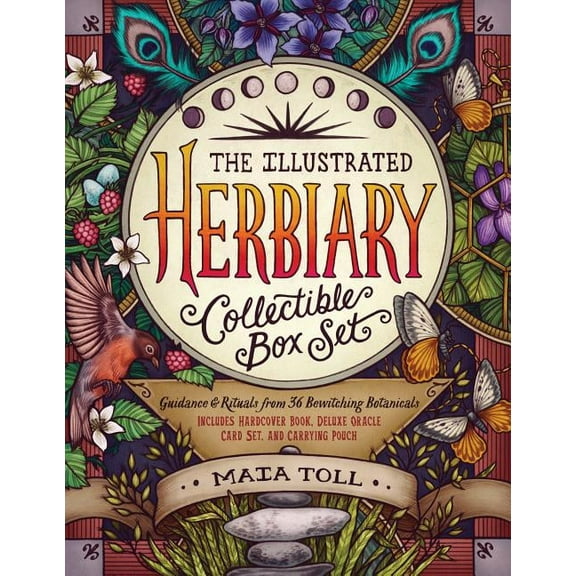 Wild Wisdom The Illustrated Herbiary Collectible Box Set: Guidance and Rituals from 36 Bewitching Botanicals; Includes Hardcover Boo, (Hardcover)