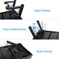 thumbnail image 6 of Adjustable Laptop Stand Portable Laptop Desk Ergonomic Table Stand with Cooling Fans Mouse Pad LED Light TV USB Port Bed Lap Tray Standing Desk Laptop Holder Desk for Office Bed Sofa White, 6 of 16