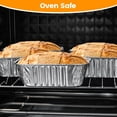 thumbnail image 3 of Moldes desechables de aluminio para pan Findful, paquete de 60 con tapas, 1 kg, 3 of 8