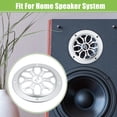 thumbnail image 3 of Unique Bargains 3' Car Speaker Grills Cover Round 3 Inch Audio Subwoofer Protector with Mounting Screws ABS Silver Tone, 3 of 8