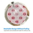 thumbnail image 6 of Disketp Pig Noses Small Mouse Pad 7.9x7.9 Inches,Washable Round Mousepad For Office Laptop Computer,Non-Slip Rubber Base Mouse Pads For Wireless Mouse, 6 of 8