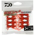 thumbnail image 1 of DAIWA Chinning Worm Silver Wolf Shaco Twin Fire Red Gold Flake Lure, 1 of 3