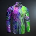 thumbnail image 1 of Camisa hawaiana con solapa para hombre, informal, para deportes al aire libre, tendencia de moda, nuevo diseño de diseñador, suave, cómoda, elegante, para hombre,, 1 of 6