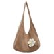 thumbnail image 1 of Vagabundo Tejido A Mano Mujer Bolso Hombro (caqui), 1 of 9