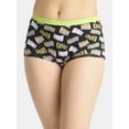 thumbnail image 2 of Way to Celebrate Women's Halloween Boyshort Panties, 3-Pack, Sizes S-XXL, 2 of 6
