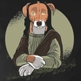 thumbnail image 3 of CafePress - Mona Lisa Dog Long Sleeve T Shirt - Women's Long Sleeve Graphic Tee Casual Fit, 3 of 4