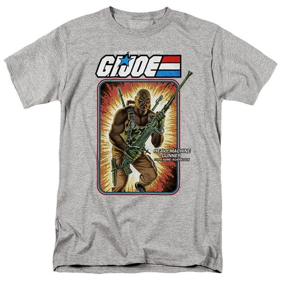 G.I. Joe T-Shirt Roadblock Card Unisex Graphic Tee For Men & Women