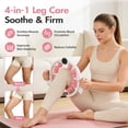 thumbnail image 6 of ALSO GO Circular Leg Clamp, Manual Massage Relax Roller with 9 Wheels, 360°Circular Leg Neck Muscle Hand Arm Relaxer Deep Tissue Pain Relief for Tennis Elbow Legs Women and Men, Pink, 6 of 8