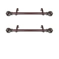 thumbnail image 2 of Rod Desyne Supreme 1 - inc  dia. Side Curtain Rod 12-20 inch long , Set of 2-Color:Mahogany, 2 of 2