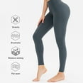 thumbnail image 2 of Mujeres Yoga Leggings Cintura alta Bodycon Elástico Transpirable Correr Fitness Pantalones deportivo Abanopi Polainas de yoga, 2 of 7