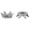 Grey, variant on Misright Stingers Screw Replacement Thread Spikes Cleats For Golf Boot Accessories