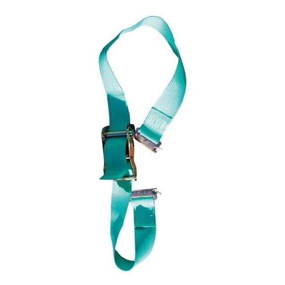 Saftcart Tie Down Strap,E-Track,Teal 5304-SEF