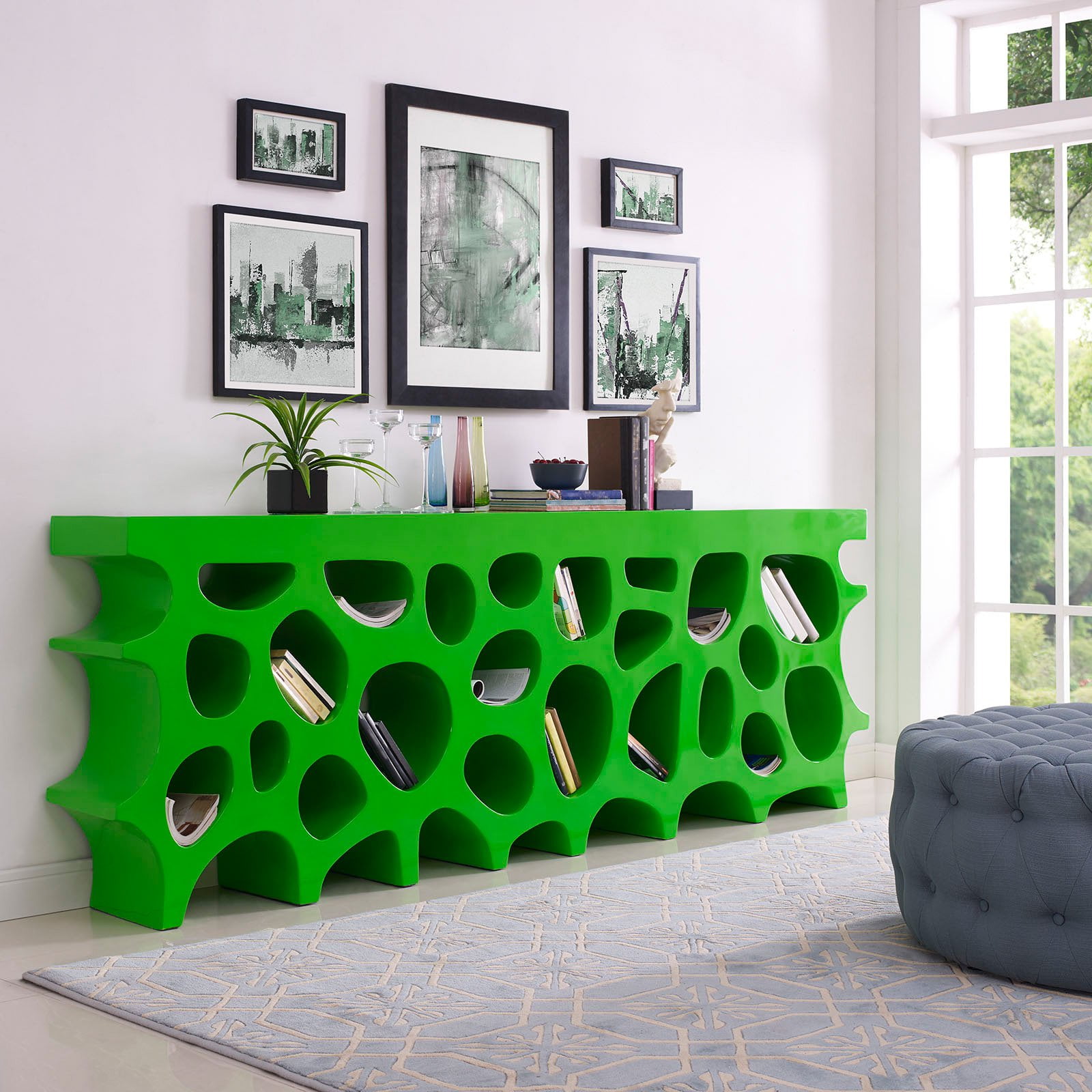 Modway Wander Large Stand or Console Table, Multiple Colors