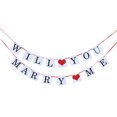 thumbnail image 1 of Guirnalda de Papel Zulema Bimpel Chain Fgengardnd Con Diseño You Marry Me Longitud m, 1 of 6