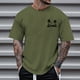 thumbnail image 2 of Playeras De Hombre Camiseta Deportiva Informal De Manga Corta Con Estampado Parcial De Árbol De Coco Y Cuello Redondo De Verano Para Hombre, 2 of 4