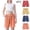 B Yellow, variant on ITSAME Kids Girls Active Shorts, Cotton Linen Breathable Comfortable Drawstring Summer Casual Lightweight Shorts 4-Piece Yellow 3T