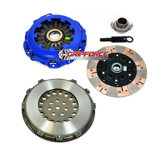 FX DUAL FRICTION CLUTCH KIT+ RACING FLYWHEEL FITS LANCER EVO EVOLUTION 4 5 6 JDM