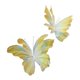 thumbnail image 5 of 2 mariposas artificiales decorativas para fiestas, mariposas gigantes versátiles. Amarillo, 5 of 9