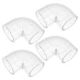 thumbnail image 1 of unbranded 4Ud Conector Ángulo Acuarios Acrílico Transparente Para Tubería De Agua 90, 1 of 7