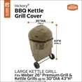 thumbnail image 3 of Classic Accessories Hickory Water-Resistant 30 Inch Kettle BBQ Grill Cover, 3 of 7