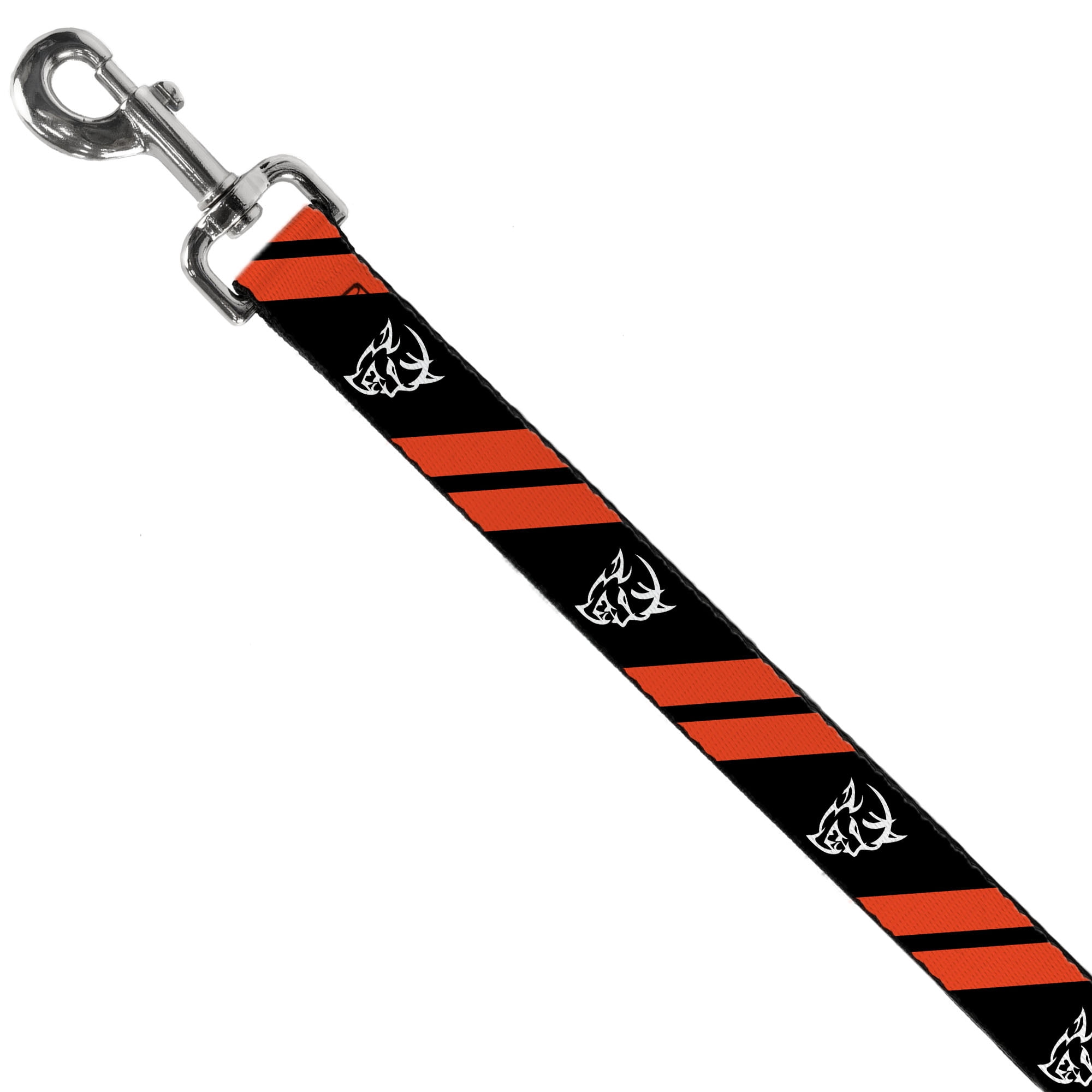 Dodge Pet Leash, Dog Leash, Dodge Stripes Demon Icon Black Red White, 6 Feet Long 1.0 Inch Wide