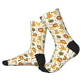 thumbnail image 2 of Vsdgher Tiger Lion Unisex Crew Socks Lightweight Breathable Ventilation Ankle Socks, Mid-calf socks for Daily, 2 of 7