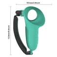 thumbnail image 2 of Transemion 2pcs/set Premium Silicone Controller Protective Case For Meta Quest 3 Full Protection Non-slip Blue, 2 of 6