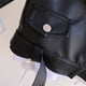 thumbnail image 5 of Gibobby Chaqueta de invierno para niñosAbrigo infantil Primavera y otoño Nueva motocicleta Chaqueta corta de cuero para niños y niñas con terciopelo(Negro, 6-7 Años), 5 of 5