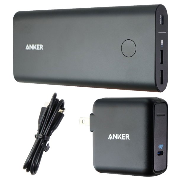 Anker PowerCore 45W Power Bank + PowerPort Atom 60W USBC Laptop
