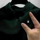thumbnail image 3 of Camiseta de manga corta con solapa de verano para oficina, estilo clásico, estilo polo, para hombre, para negocios, ocio, transpirable, 3 of 4