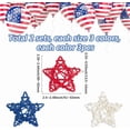 thumbnail image 2 of 2 Sets Themed Star Wicker Rattan Decorative Orbs Vase Fillers for Craft Party Wedding Decoration Mixed Color 60~62x61~63x13.5~14mm 9pcs/set diy, 2 of 5