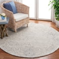 thumbnail image 2 of SAFAVIEH Metro Della Medallion Area Rug, Grey/Ivory, 6' x 6' Round, 2 of 8