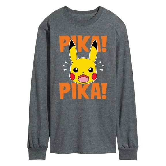 Pokémon - Pika Pika Scared - Men's Long Sleeve T-Shirt
